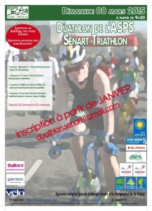 Affiche duathlon mars 2015